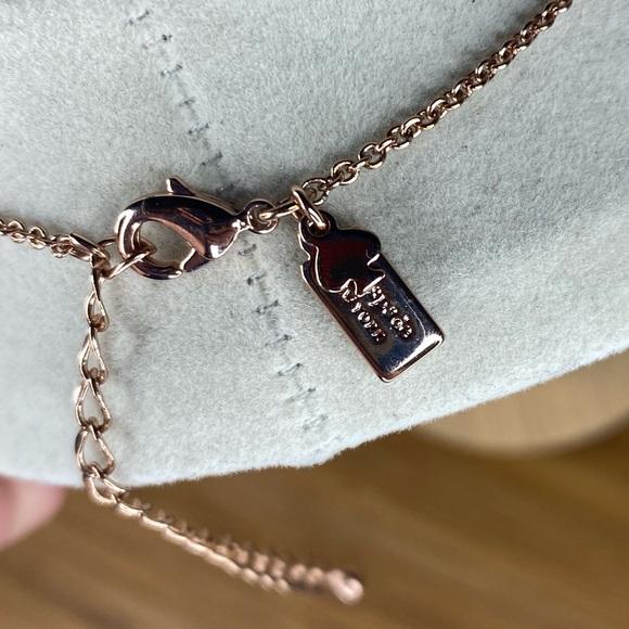 Kate Spade Spot The Spade Rose Gold Necklace - Picture 4 of 4